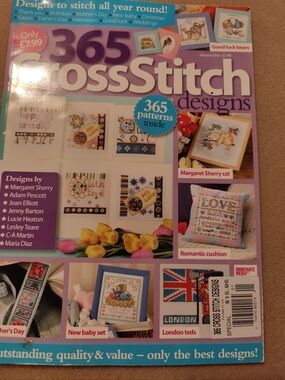 365 CrossStitch designs magazine, Like New,